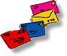 colored envelopes image