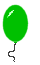 green balloon