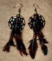 Dreamcatcher earrings